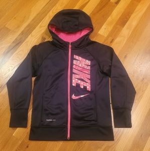 Girls nike zip up hoodie